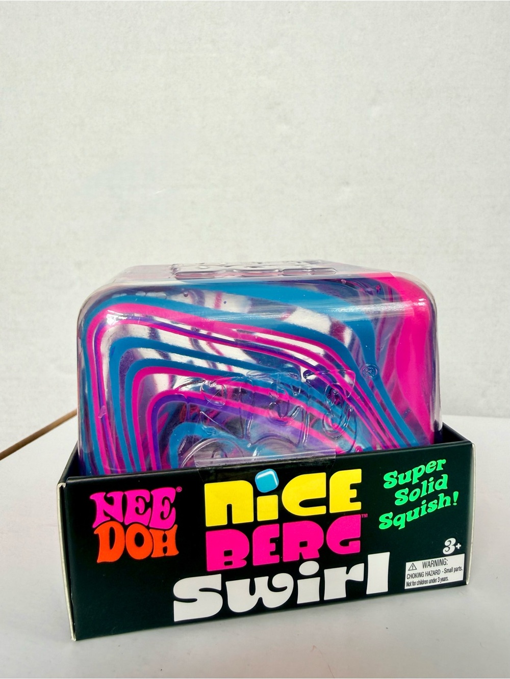 NeeDoh NICE BERG PINK & PURPLE SWIRL - AUTHENTIC & HARD TO FIND! RARE Schylling